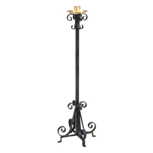 Wrought Iron Floor Candle Holder