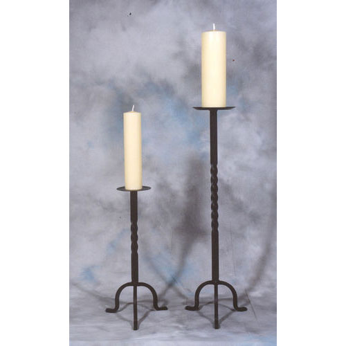 Wrought Iron Standing Candle Holder