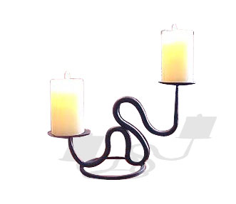 Wrought Iron Votive Candle Holder